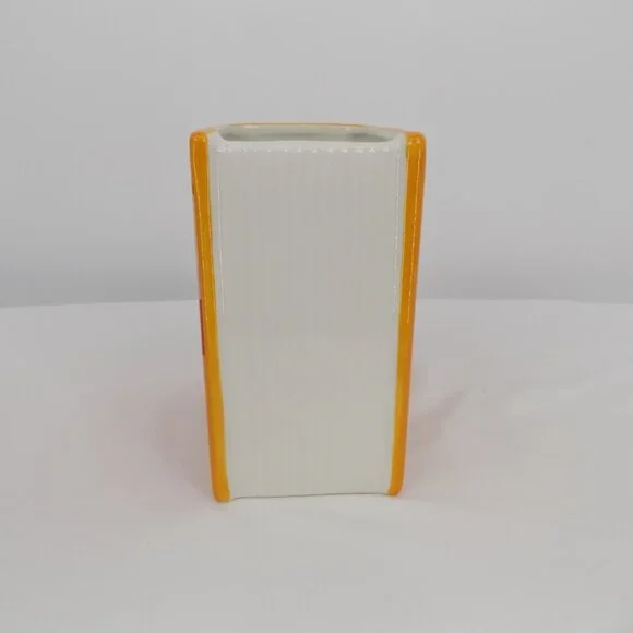 Utensil Holder Italian Kitchen Full Time Pasta Lover Ceramic Book Shaped New - Picture 3 of 6